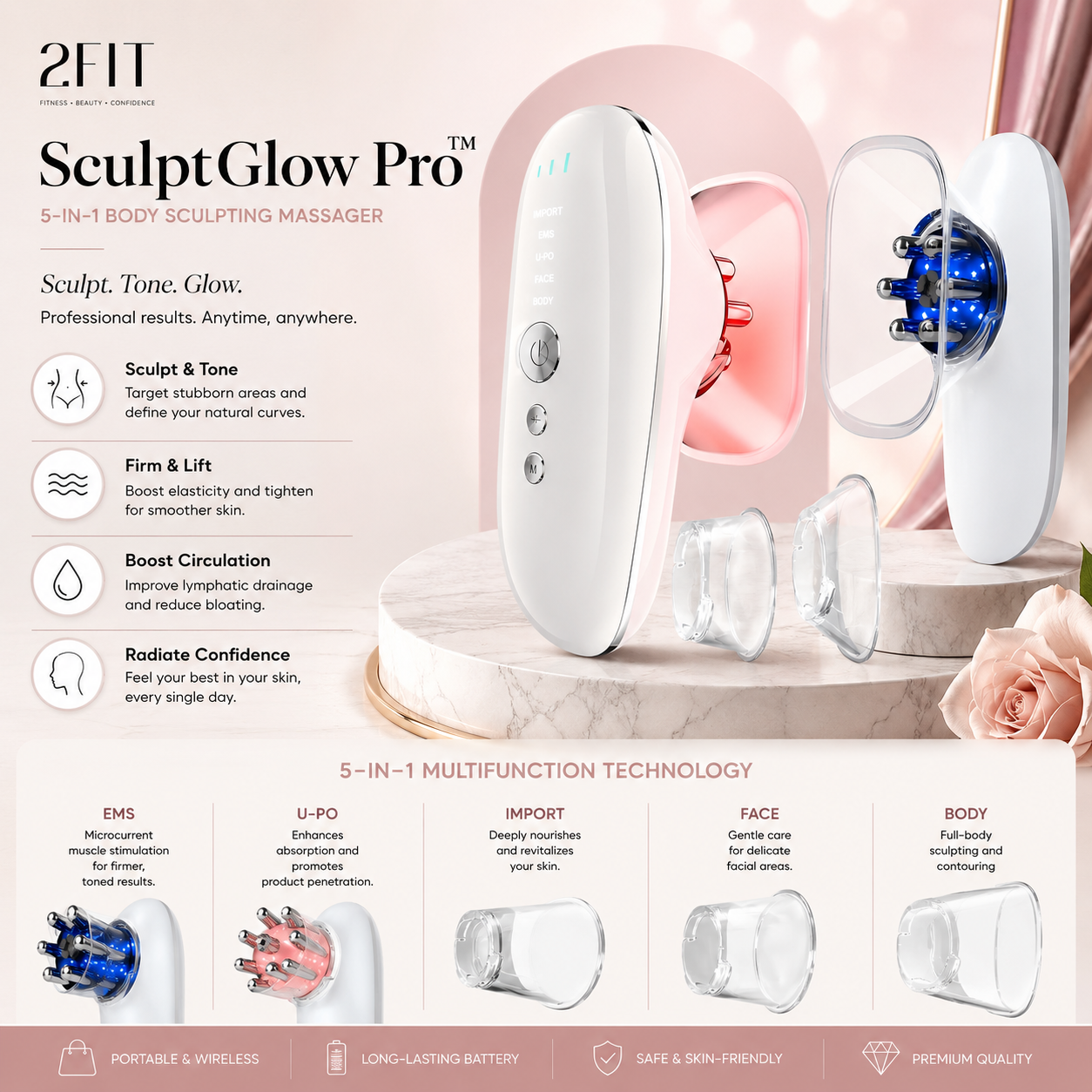 SculptGlow Pro™ 5-in-1 Body Sculpting Massager